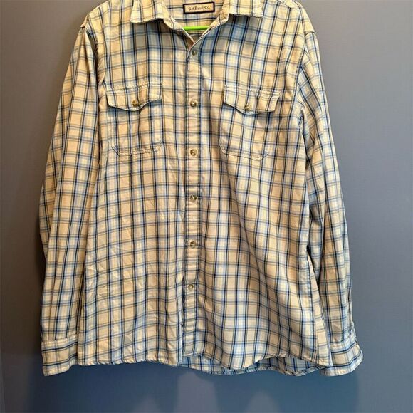 G.H. Bass & Co. Other - *3/$15 GH Bass Men's Plaid Long Sleeve Button-Up Shirt Size L Multicolor